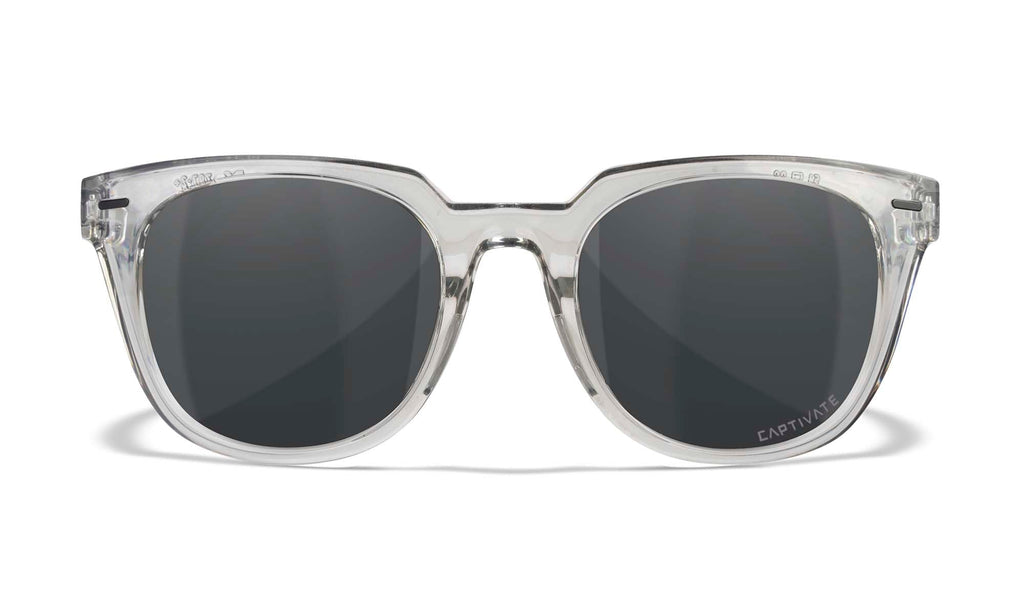 Wiley X WX ULTRA — Captivate Polarized -  Grey, Gloss Crystal Light Grey