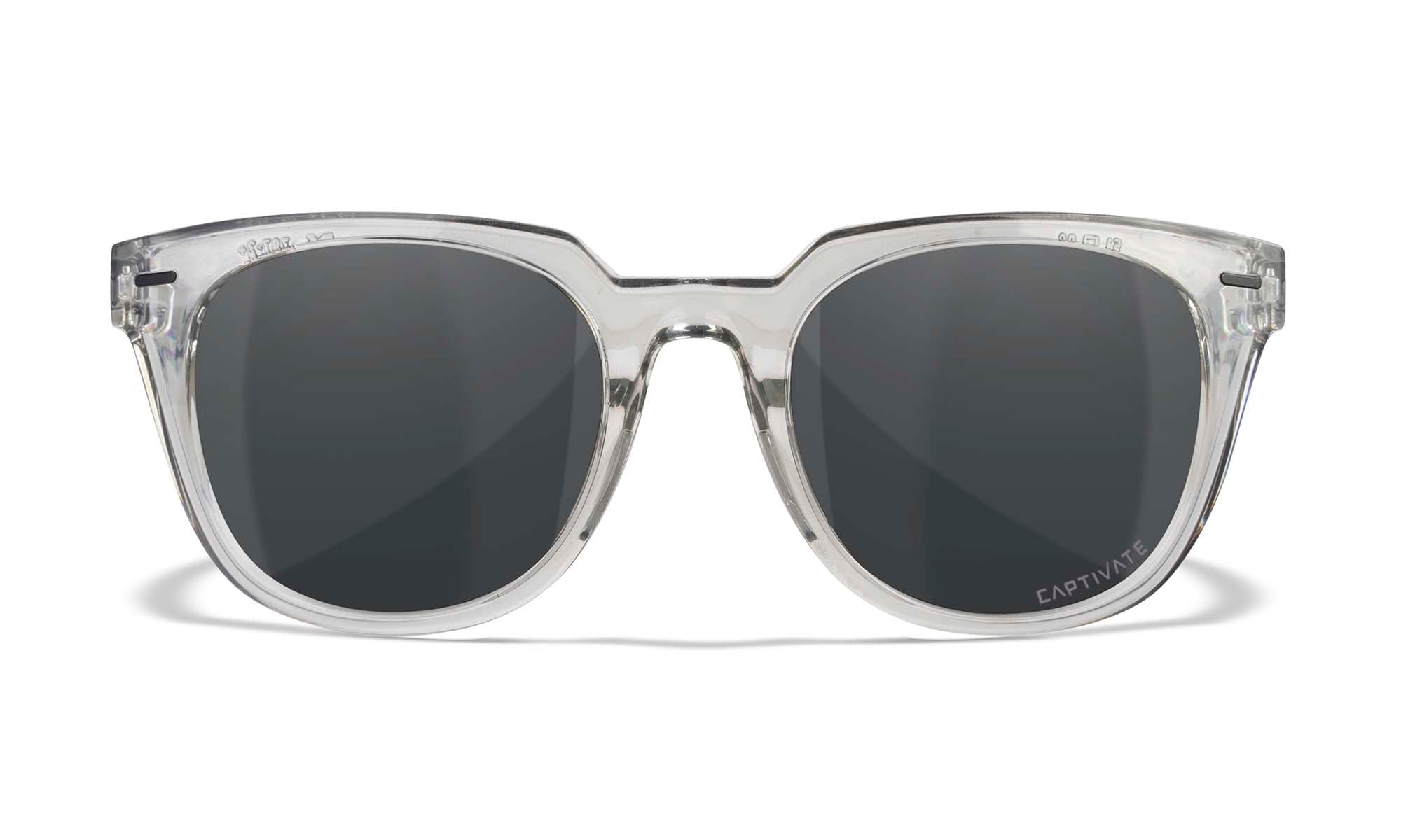 Wiley X WX ULTRA — Captivate Polarized -  Grey, Gloss Crystal Light Grey
