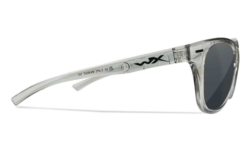 Wiley X WX ULTRA — Captivate Polarized -  Grey, Gloss Crystal Light Grey