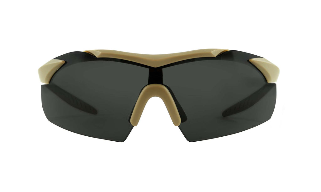 Wiley X WX VAPOR — Grey + Clear + Light Rust, Matte Tan