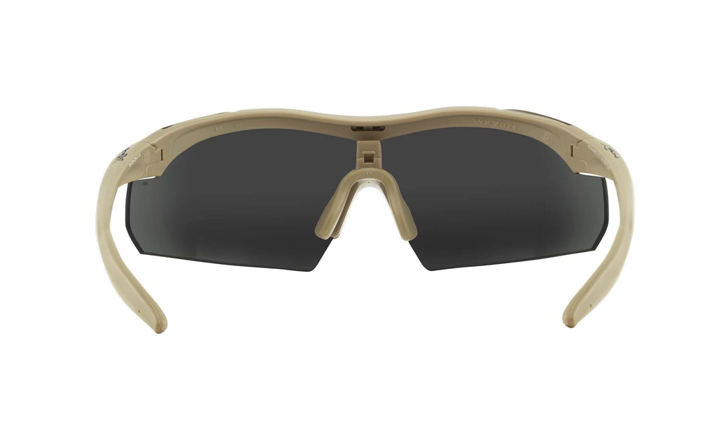 Wiley X WX VAPOR — Grey + Clear + Light Rust, Matte Tan