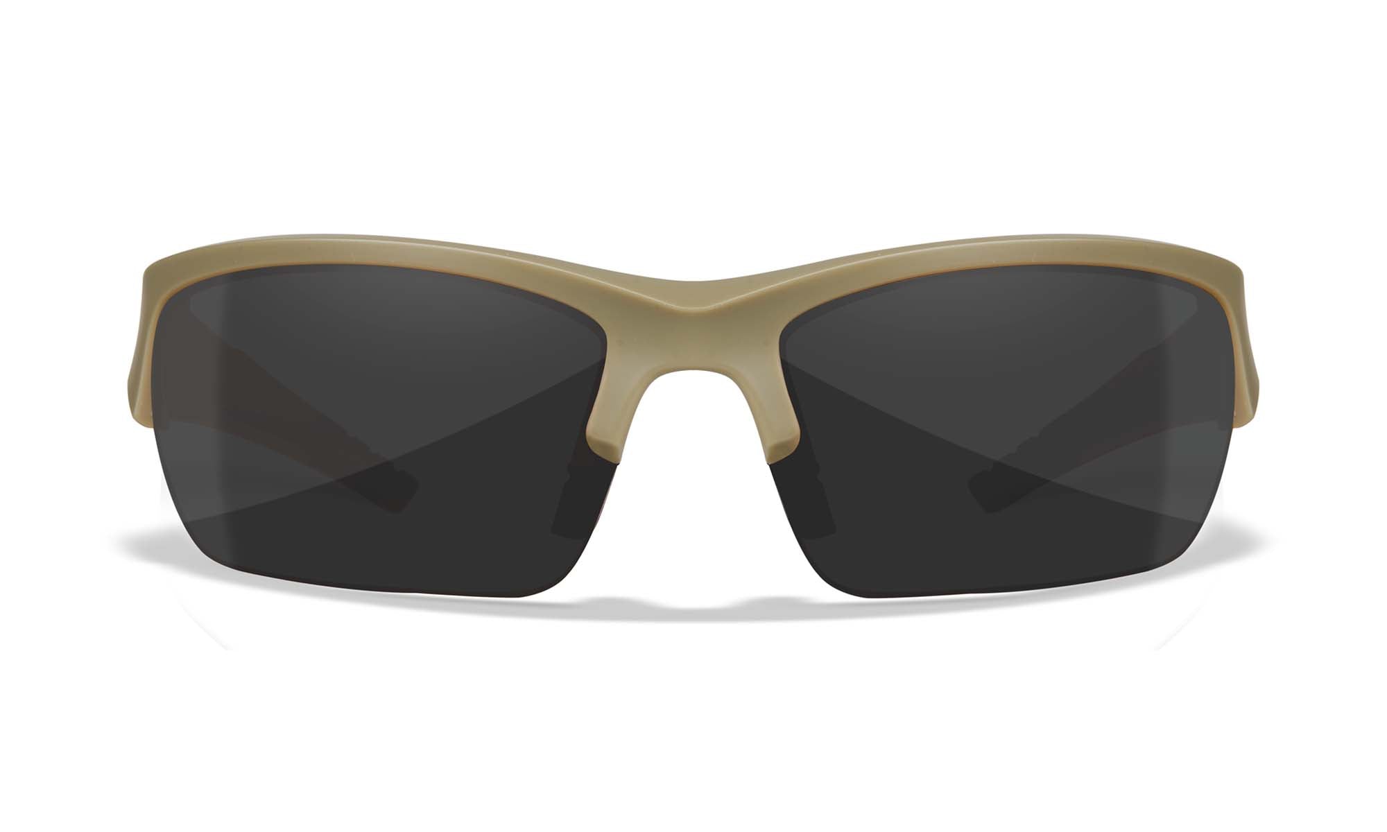 Wiley X WX VALOR — Grey + Clear + Light Rust, Matte Tan