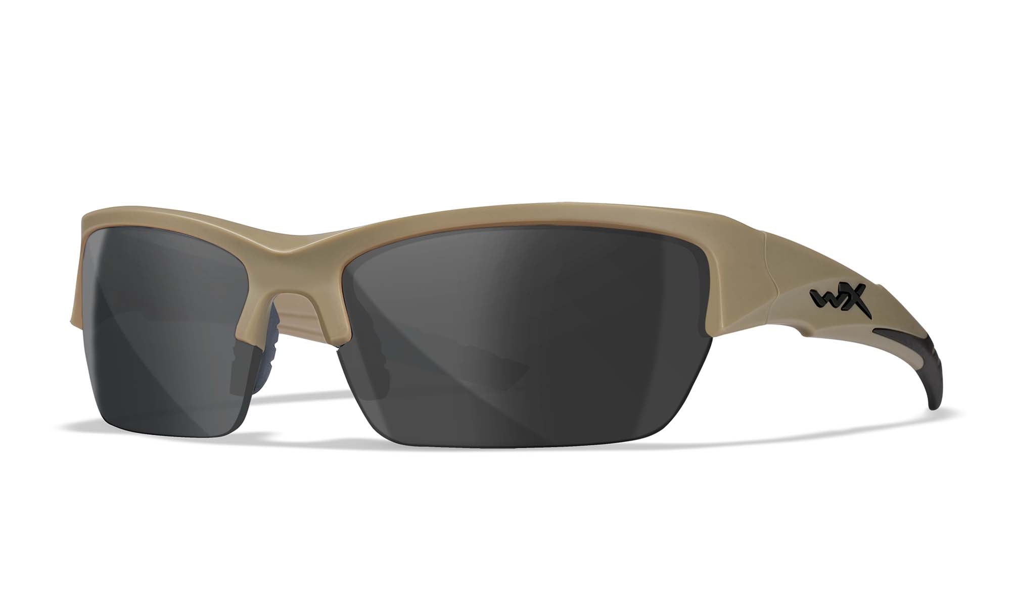 Wiley X WX VALOR — Grey + Clear + Light Rust, Matte Tan