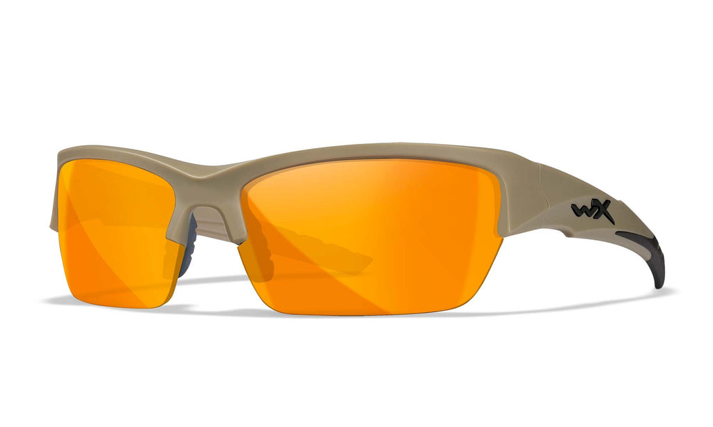 Wiley X WX VALOR — Grey + Clear + Light Rust, Matte Tan