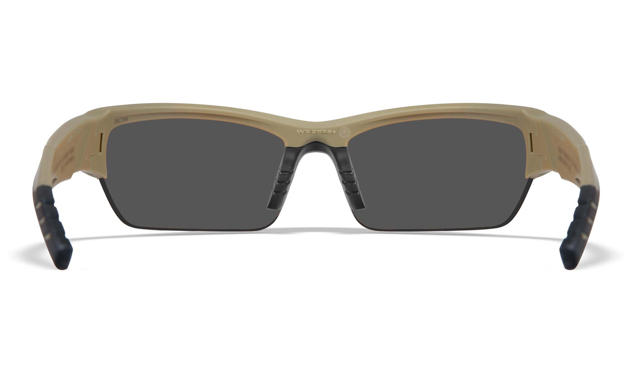 Wiley X WX VALOR — Grey + Clear + Light Rust, Matte Tan