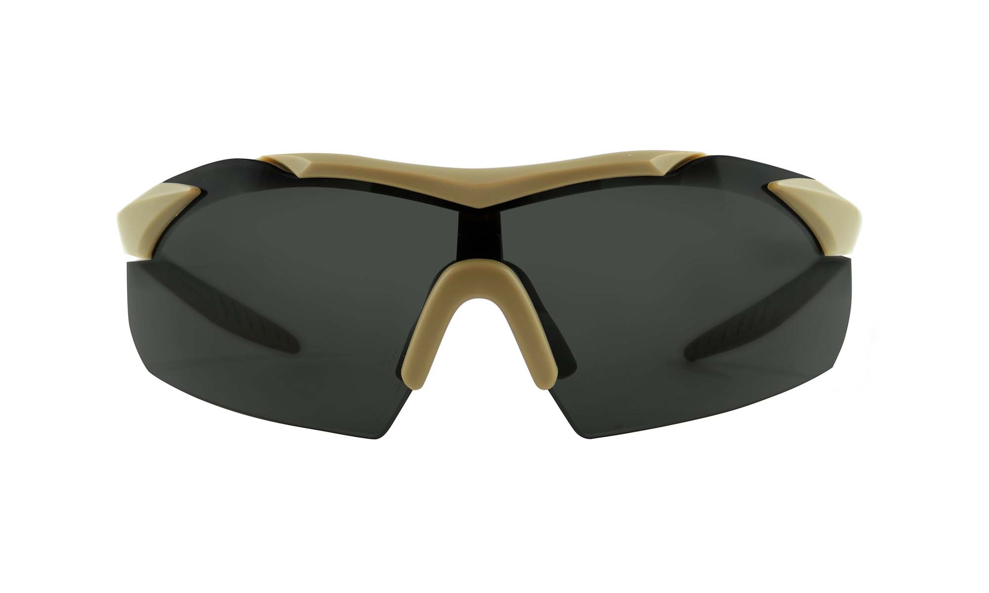 Wiley X WX VAPOR — Grey + Clear, Matte Tan