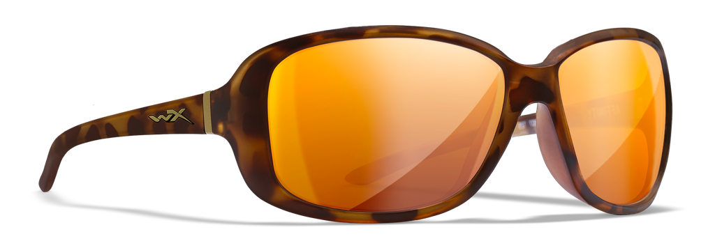 Wiley X WX AFFINITY — Captivate Polarized - Bronze Mirror - Copper, Matte Demi by Wiley X - Tactical Sunglasses