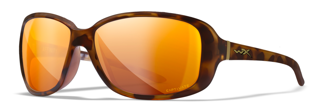 Wiley X WX AFFINITY — Captivate Polarized - Bronze Mirror - Copper, Matte Demi by Wiley X - Tactical Sunglasses