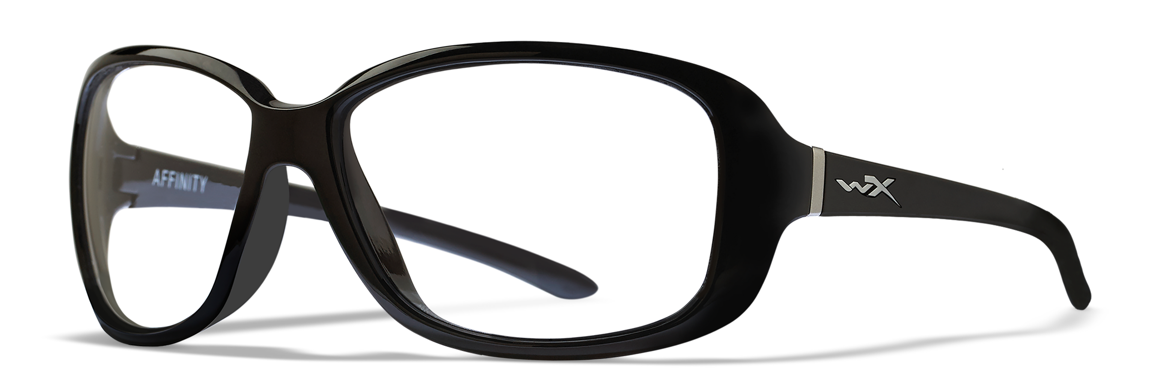 Wiley X WX AFFINITY — Captivate Polarized - Rose Gold Mirror -  Green, Gloss Black by Wiley X - Tactical Sunglasses