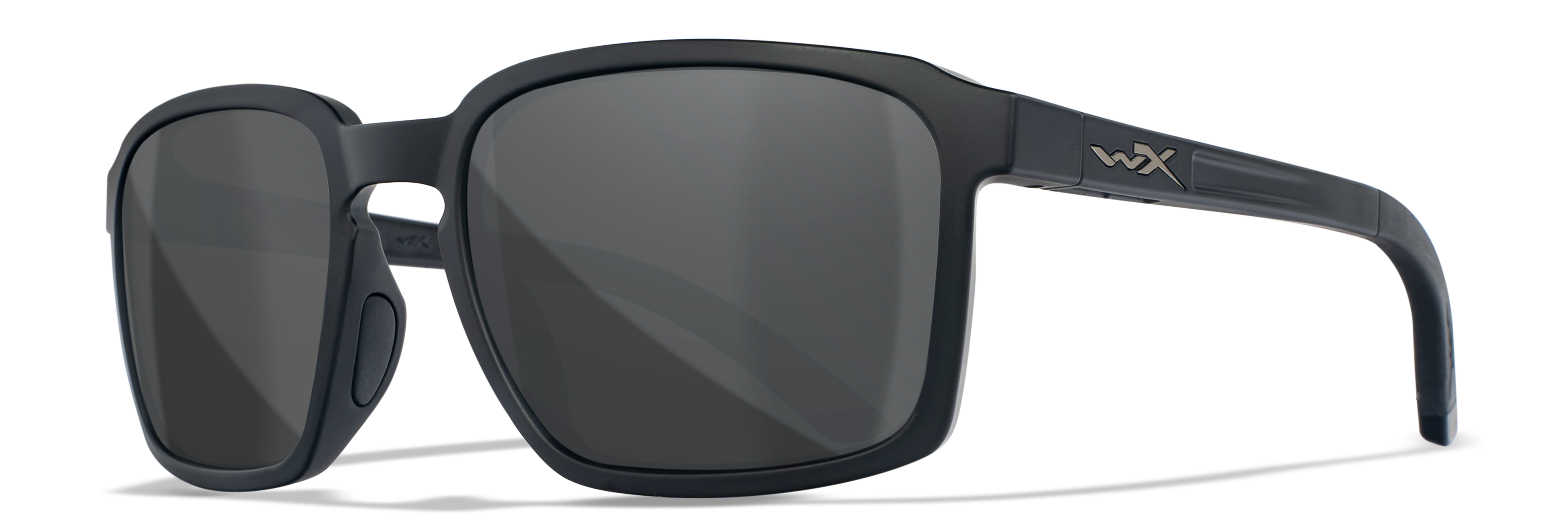 Wiley X WX ALFA — Captivate Polarized -  Grey, Gloss Black by Wiley X - Tactical Sunglasses