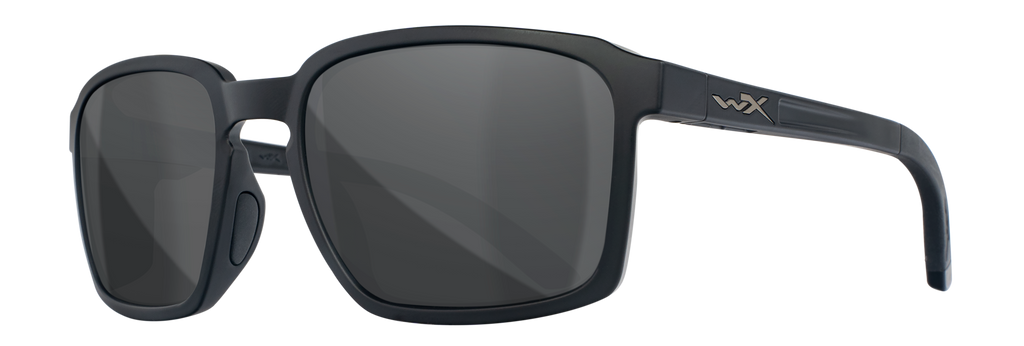 Wiley X WX ALFA — Captivate Polarized -  Grey, Gloss Black by Wiley X - Tactical Sunglasses
