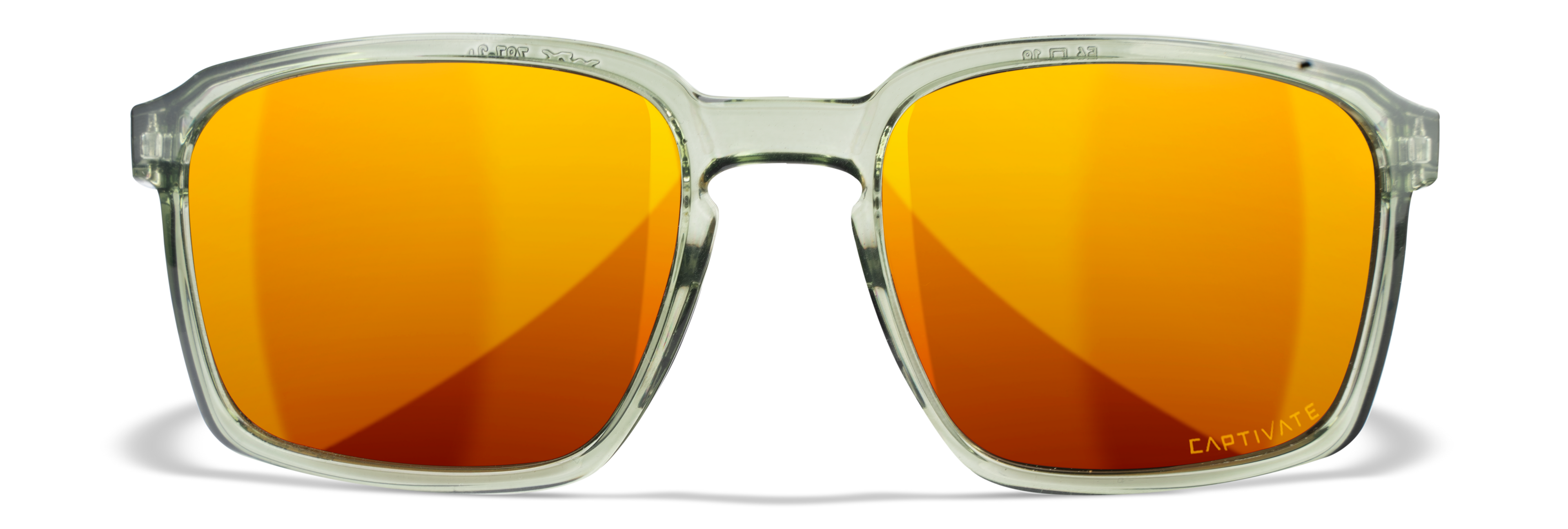 Wiley X WX ALFA — Captivate Polarized - Bronze Mirror - Copper, Gloss Crystal Light Olive by Wiley X - Tactical Sunglasses