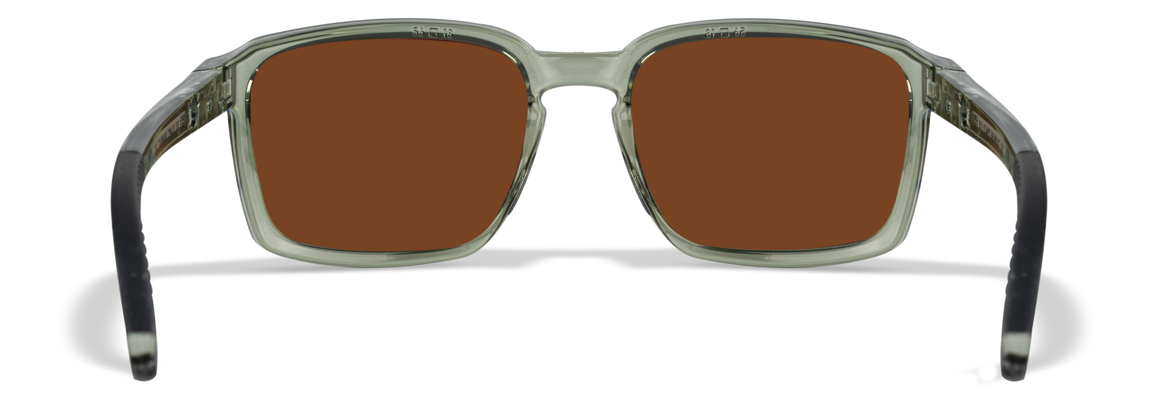 Wiley X WX ALFA — Captivate Polarized - Bronze Mirror - Copper, Gloss Crystal Light Olive by Wiley X - Tactical Sunglasses