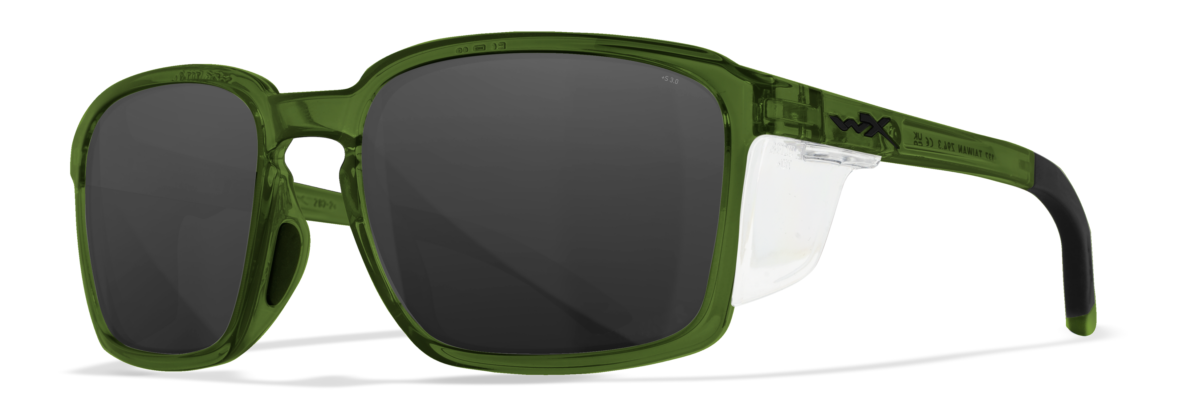 Wiley X WX ALFA — Grey, Crystal Green by Wiley X - Tactical Sunglasses