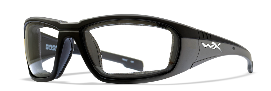 Wiley X WX BOSS — Silver Flash -  Grey, Matte Black by Wiley X - Tactical Sunglasses