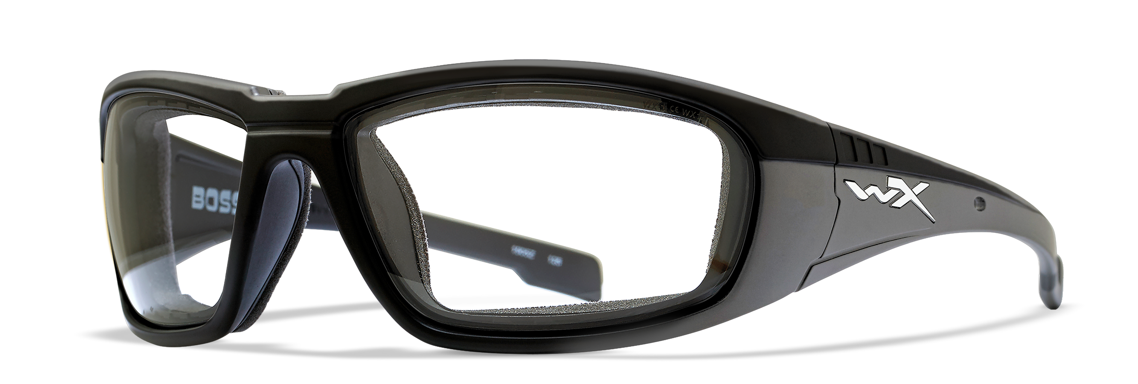 Wiley X WX BOSS — Silver Flash -  Grey, Matte Black by Wiley X - Tactical Sunglasses