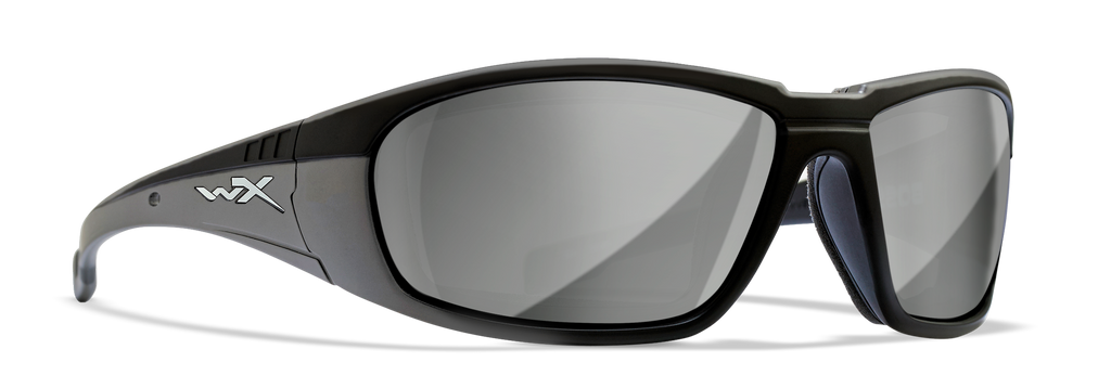 Wiley X WX BOSS — Silver Flash -  Grey, Matte Black by Wiley X - Tactical Sunglasses
