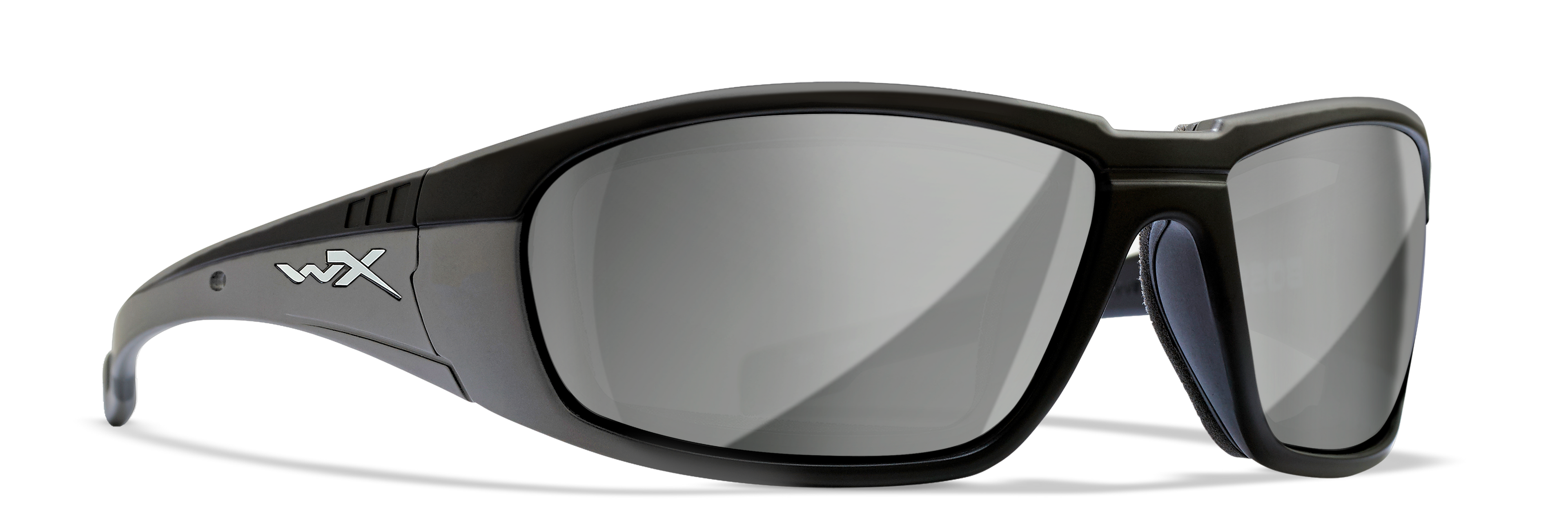 Wiley X WX BOSS — Silver Flash -  Grey, Matte Black by Wiley X - Tactical Sunglasses