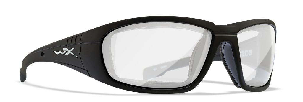 Wiley X WX BOSS — Clear, Matte Black by Wiley X - Tactical Sunglasses