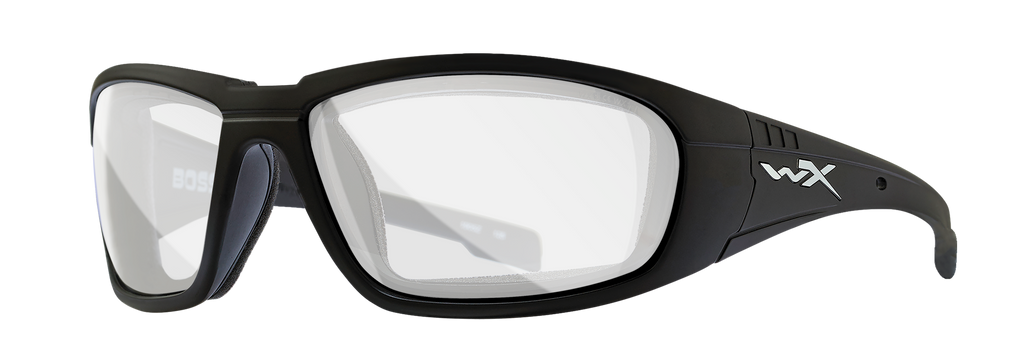 Wiley X WX BOSS — Clear, Matte Black by Wiley X - Tactical Sunglasses