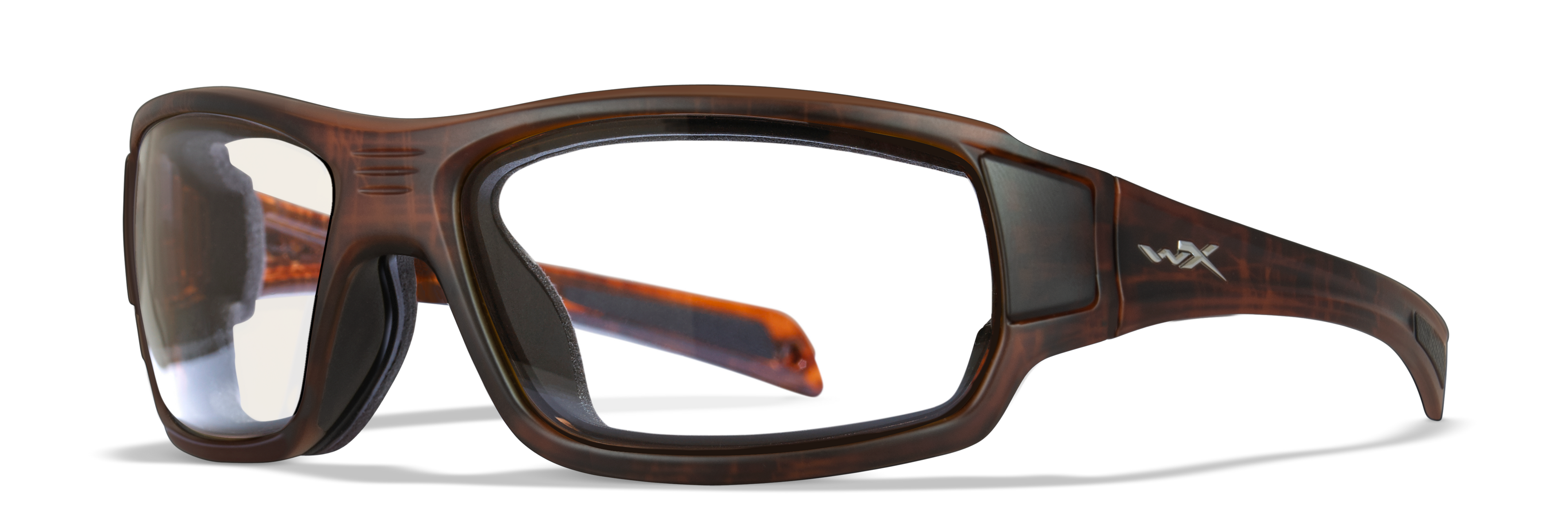Wiley X WX BREACH — Captivate Polarized - Bronze Mirror - Copper, Matte Hickory Brown by Wiley X - Tactical Sunglasses