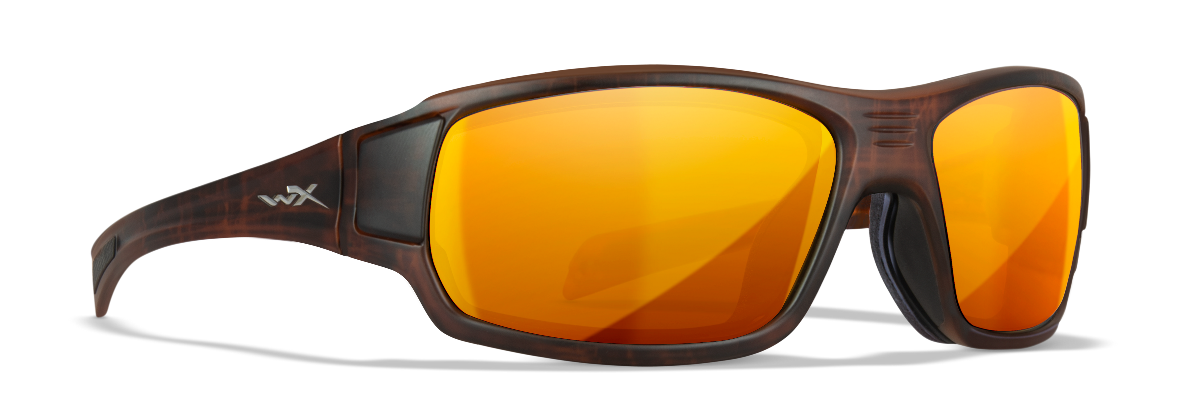 Wiley X WX BREACH — Captivate Polarized - Bronze Mirror - Copper, Matte Hickory Brown by Wiley X - Tactical Sunglasses