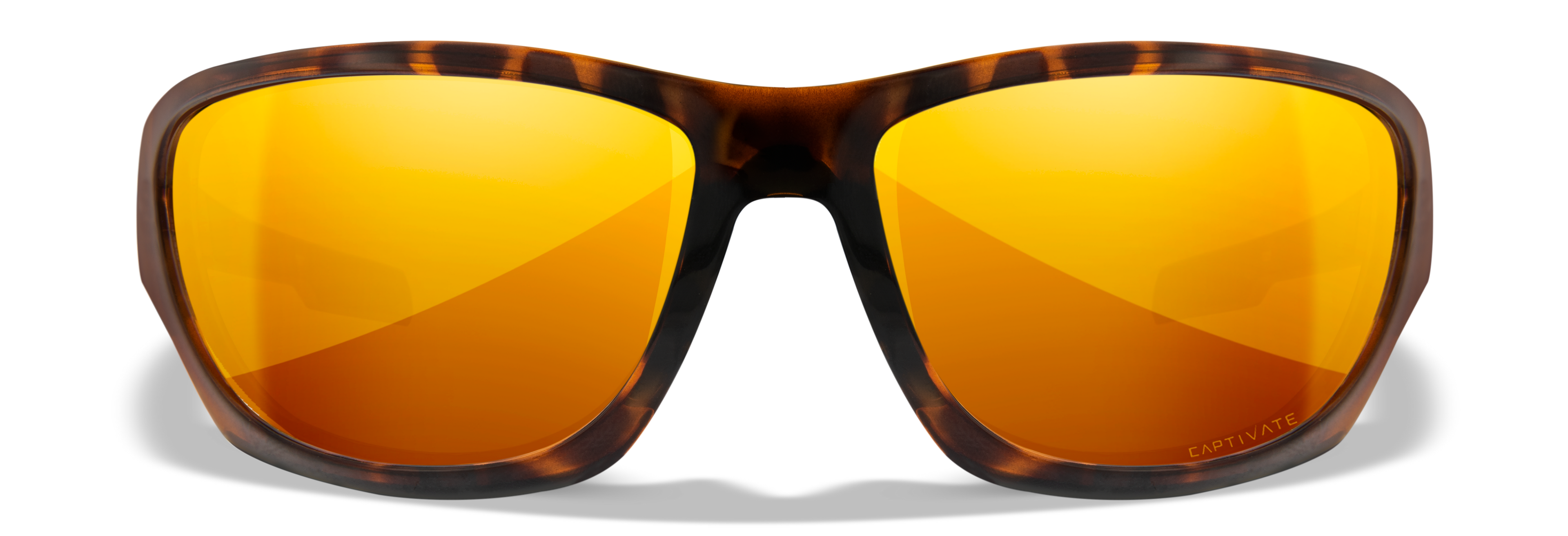 Wiley X WX CLIMB — Captivate Polarized - Bronze Mirror - Copper, Gloss Tortoise by Wiley X - Tactical Sunglasses