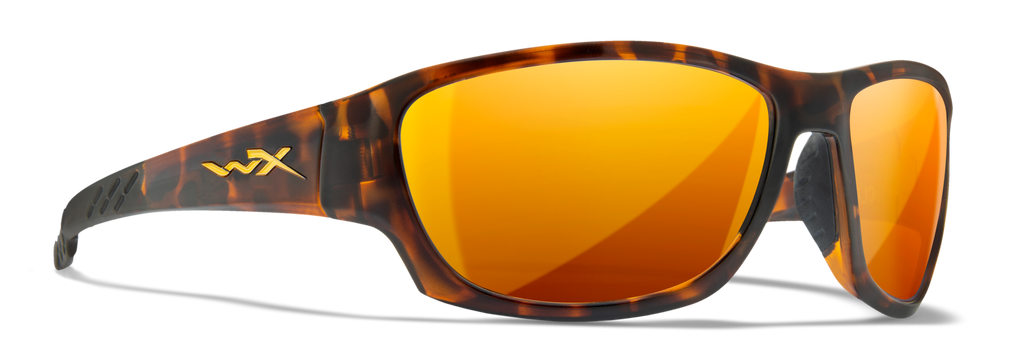 Wiley X WX CLIMB — Captivate Polarized - Bronze Mirror - Copper, Gloss Tortoise by Wiley X - Tactical Sunglasses