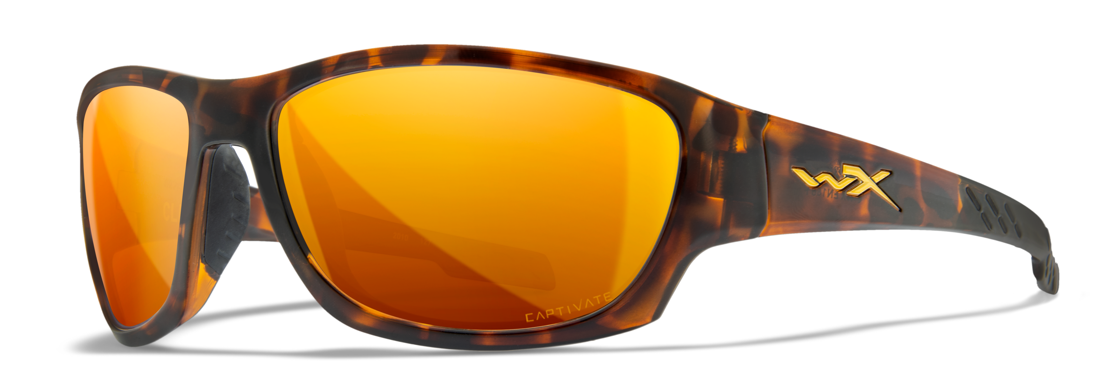 Wiley X WX CLIMB — Captivate Polarized - Bronze Mirror - Copper, Gloss Tortoise by Wiley X - Tactical Sunglasses