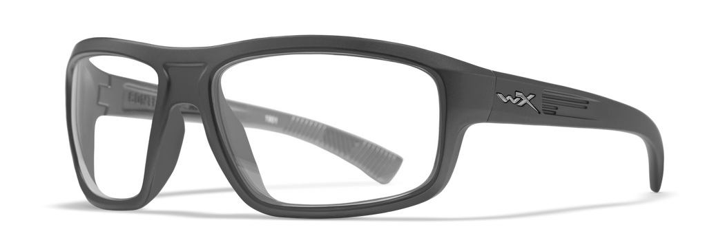 Wiley X WX CONTEND — Captivate Polarized - Blue Mirror -  Grey, Matte Graphite by Wiley X - Tactical Sunglasses