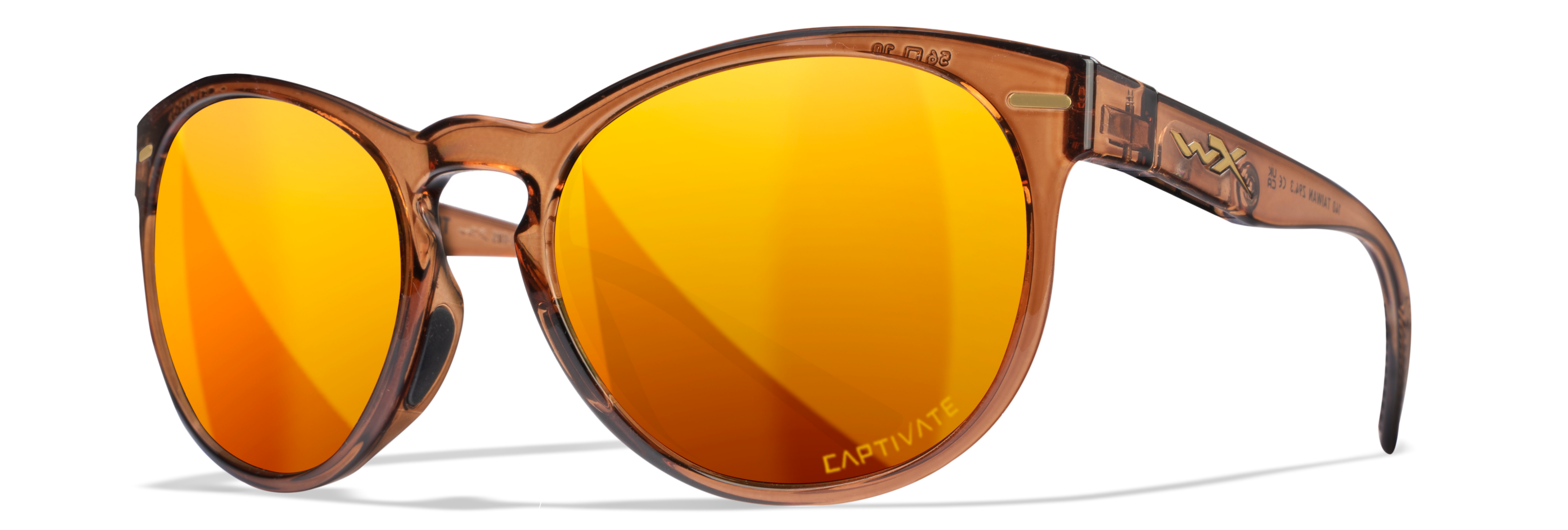 Wiley X WX COVERT — Captivate Polarized - Bronze Mirror - Copper, Crystal Rootbeer by Wiley X - Tactical Sunglasses