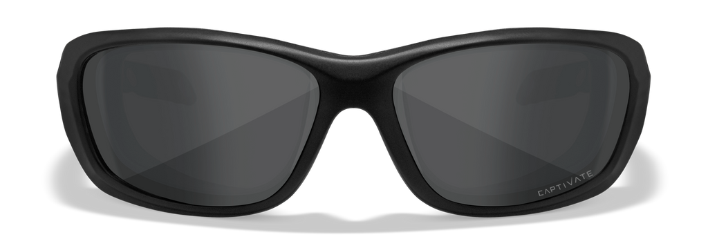 Wiley X WX GRAVITY — Captivate Polarized -  Grey, Black Ops - Matte Black by Wiley X - Ballistic Eyewear