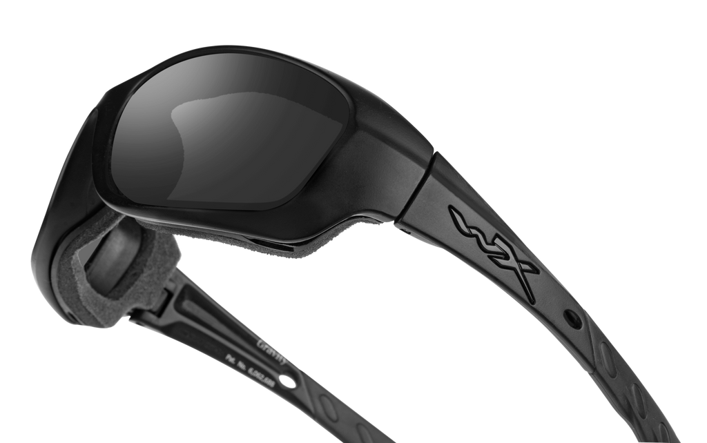 Wiley X WX GRAVITY — Captivate Polarized -  Grey, Black Ops - Matte Black by Wiley X - Ballistic Eyewear