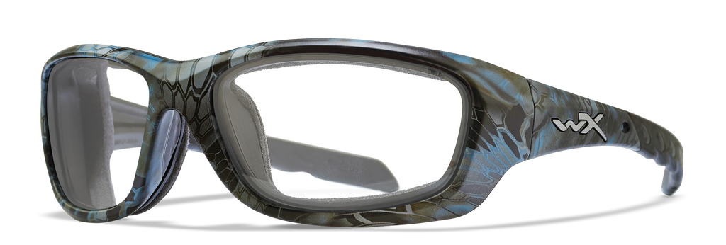 Wiley X WX GRAVITY — Captivate Polarized - Green Mirror - Amber, Kryptek Neptune by Wiley X - Tactical Sunglasses