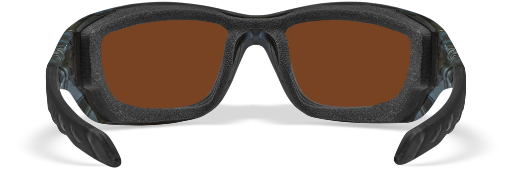 Wiley X WX GRAVITY — Captivate Polarized - Green Mirror - Amber, Kryptek Neptune by Wiley X - Tactical Sunglasses