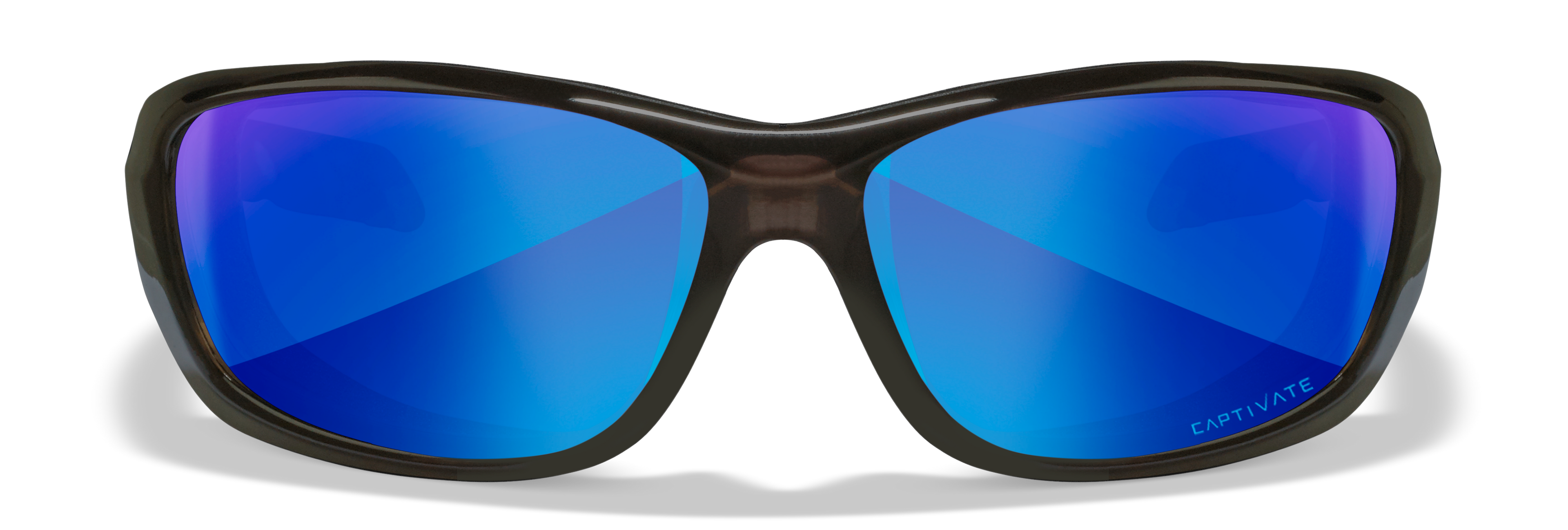 Wiley X WX GRAVITY — Captivate Polarized - Blue Mirror -  Grey, Black Crystal by Wiley X - Tactical Sunglasses