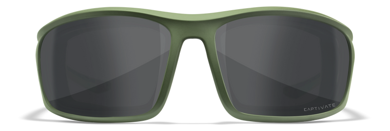 Wiley X WX GRID — Captivate Polarized -  Grey, Matte Utility Green