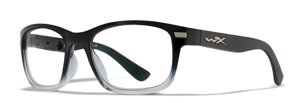 Wiley X WX HELIX — Captivate Polarized - Bronze Mirror - Copper, Gloss Black Fade To Clear Crystal by Wiley X - Tactical Sunglasses