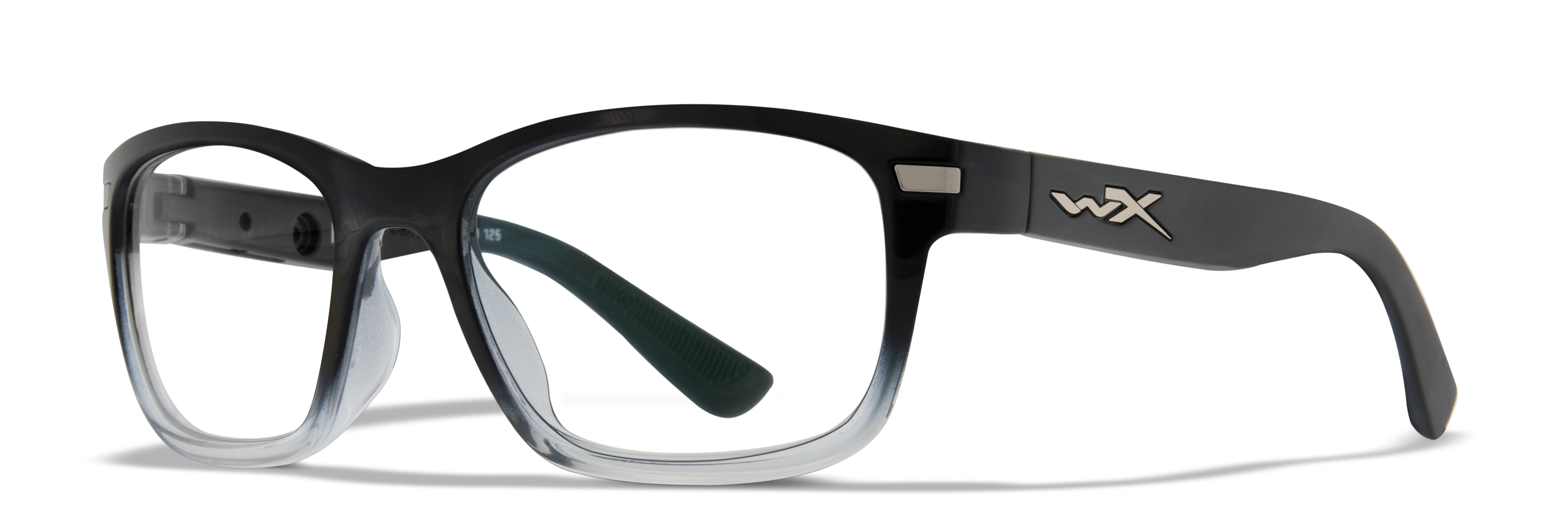Wiley X WX HELIX — Captivate Polarized - Bronze Mirror - Copper, Gloss Black Fade To Clear Crystal by Wiley X - Tactical Sunglasses
