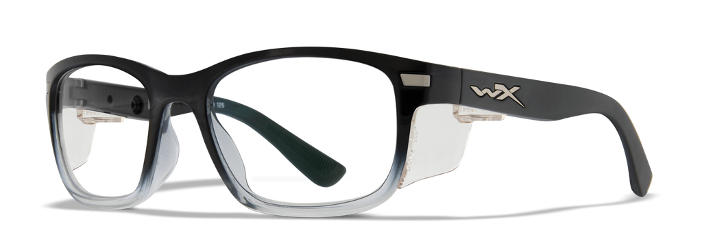 Wiley X WX HELIX — Captivate Polarized - Bronze Mirror - Copper, Gloss Black Fade To Clear Crystal by Wiley X - Tactical Sunglasses