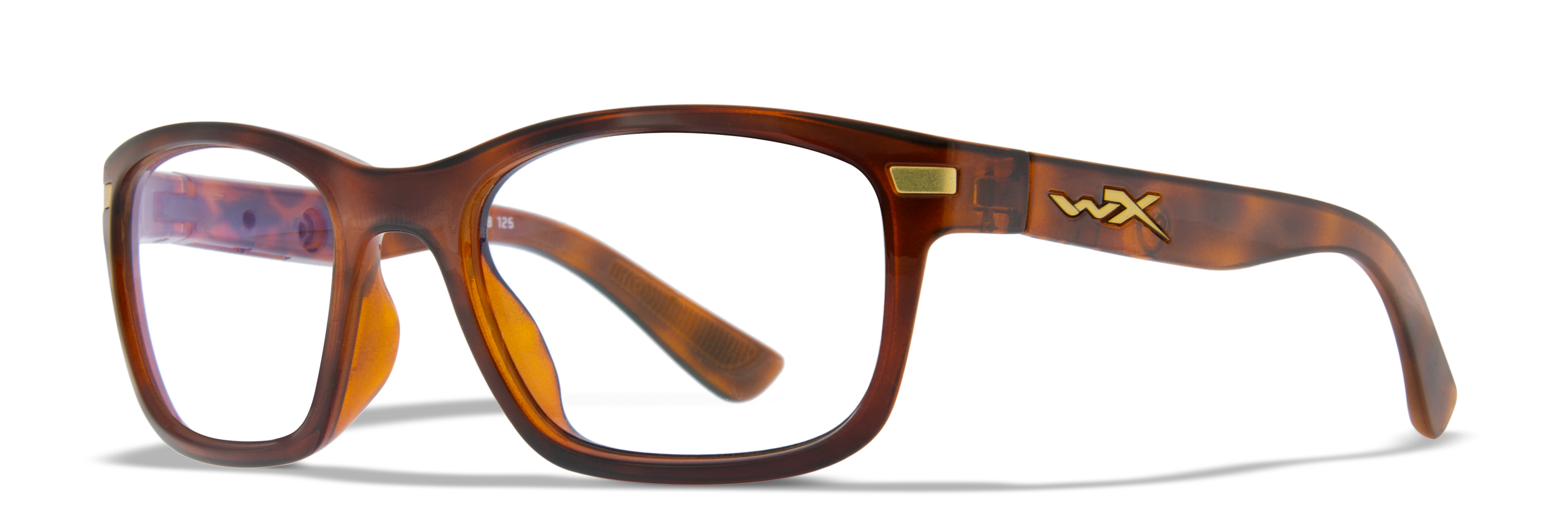 Wiley X WX HELIX — Captivate Polarized - Green Mirror - Amber, Gloss Demi by Wiley X - Tactical Sunglasses