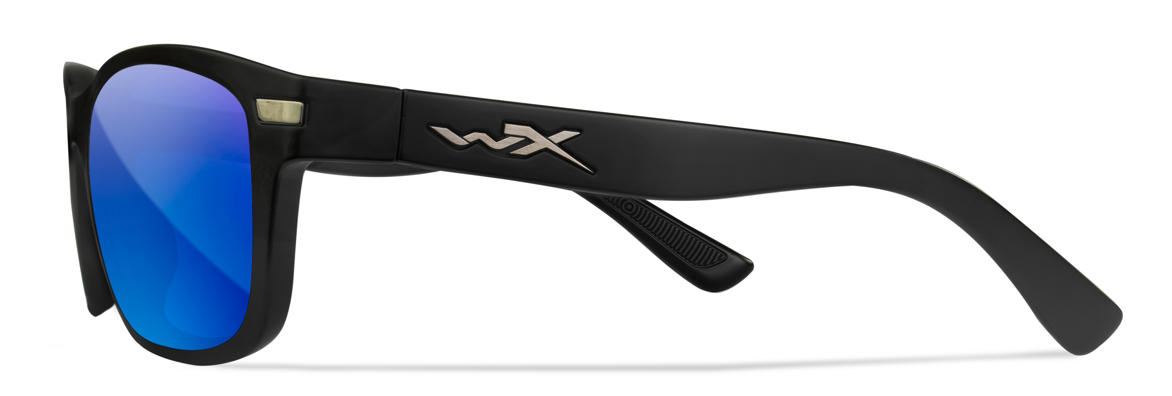 Wiley X WX HELIX — Captivate Polarized - Blue Mirror -  Grey, Matte Black by Wiley X - Tactical Sunglasses