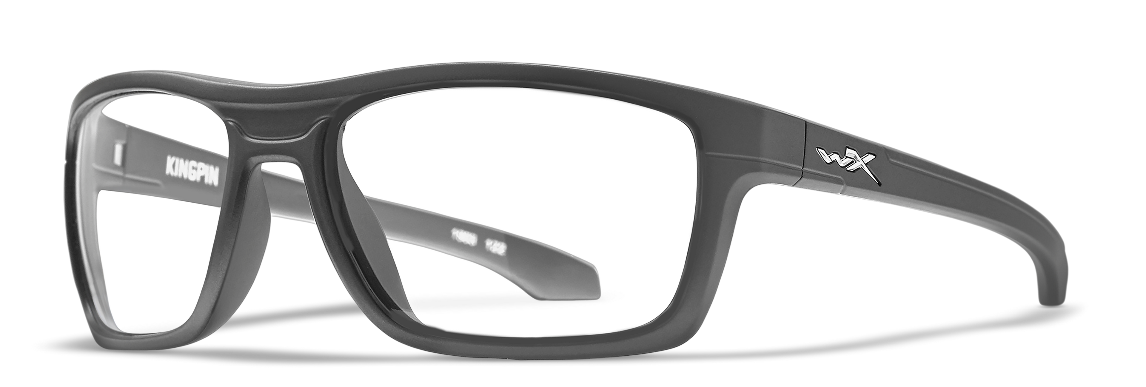 Wiley X WX KINGPIN — Captivate Polarized - Green Mirror - Amber, Matte Graphite by Wiley X - Tactical Sunglasses