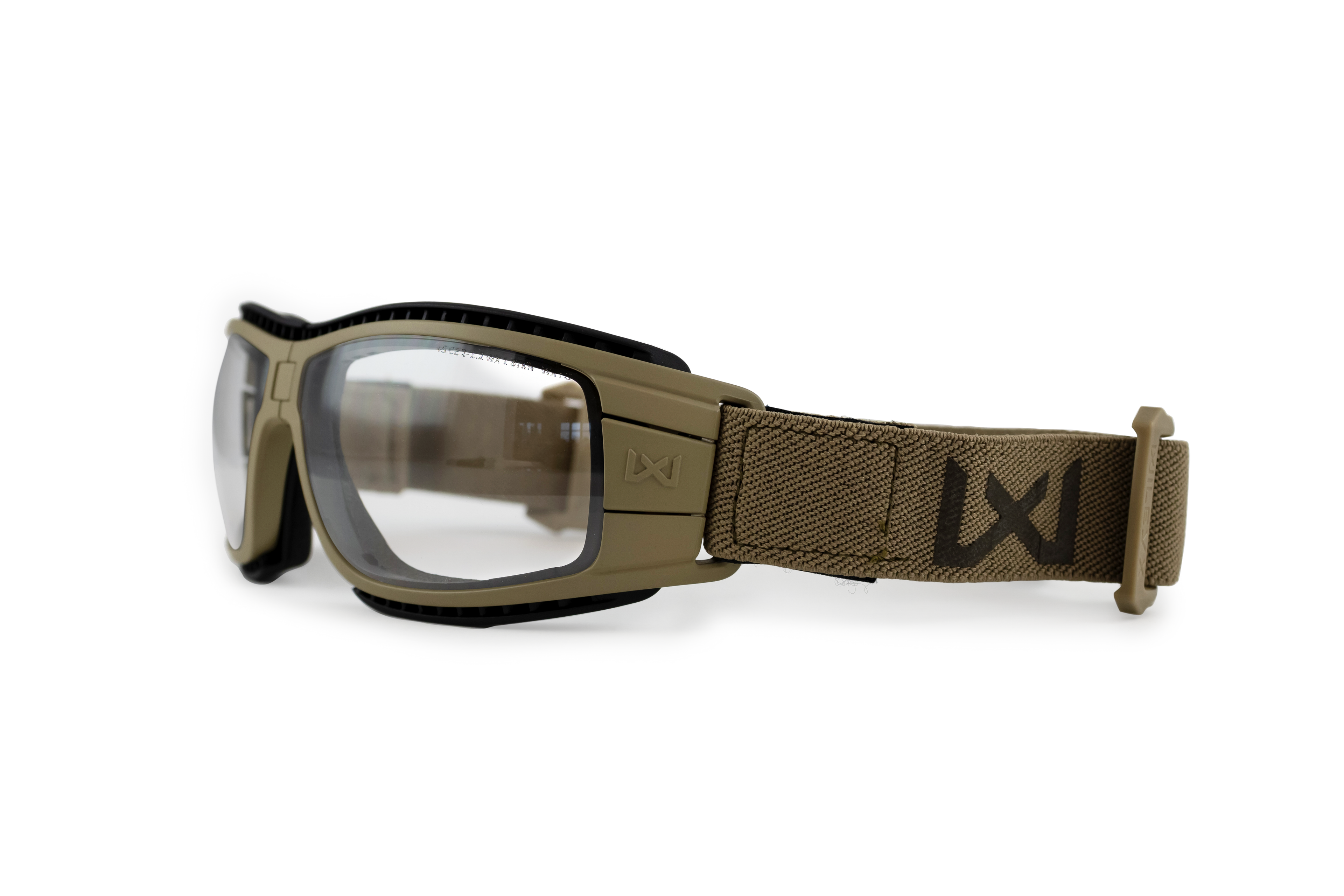 Wiley X WX LYNX — Grey + Clear, Matte Tan by Wiley X - Tactical Goggles
