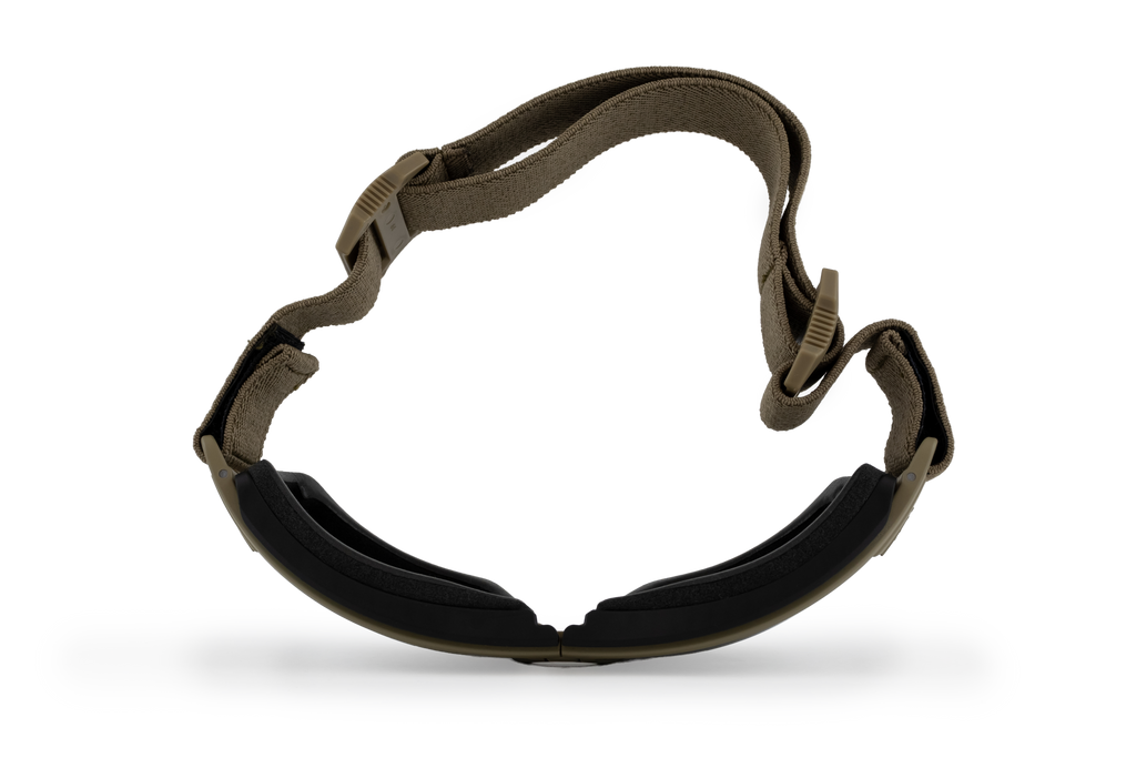 Wiley X WX LYNX — Grey + Clear, Matte Tan by Wiley X - Tactical Goggles