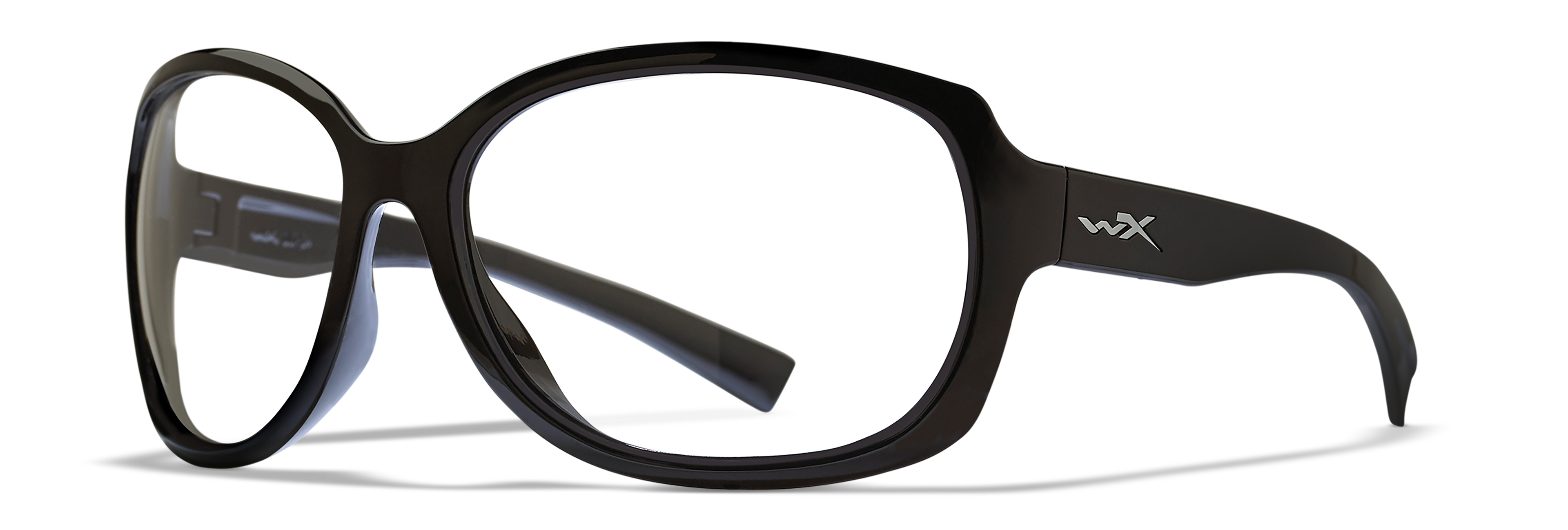 Wiley X WX MYSTIQUE — Captivate Polarized - Rose Gold Mirror -  Green, Gloss Black by Wiley X - Tactical Sunglasses