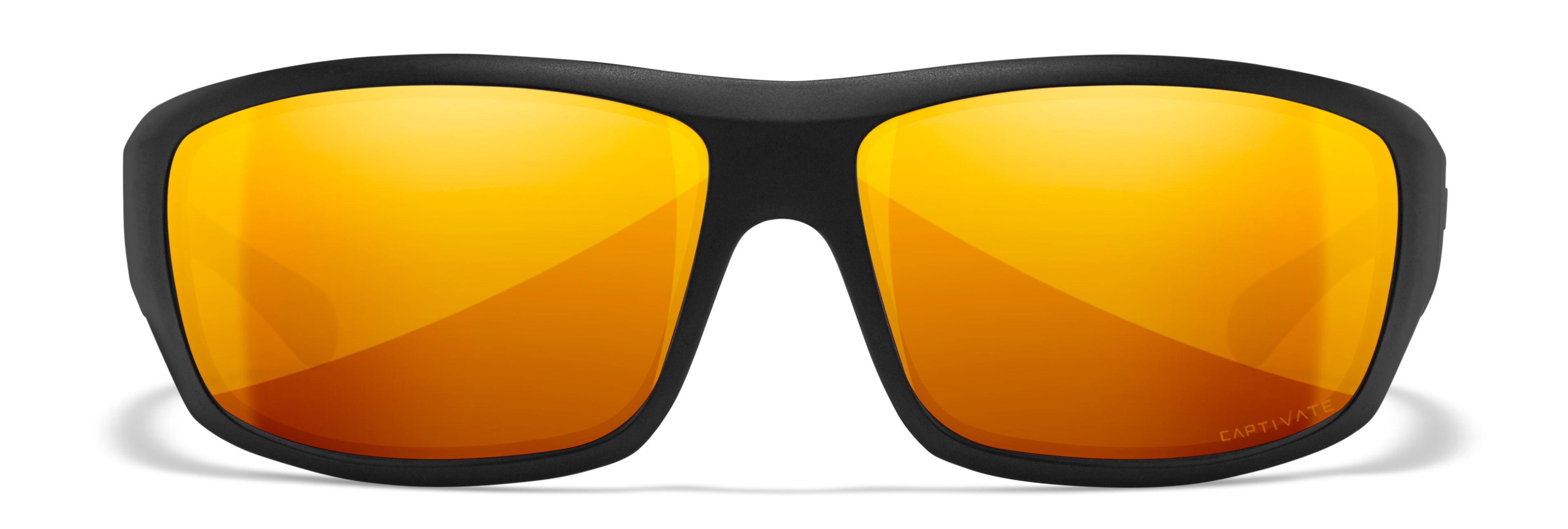 Wiley X WX OMEGA — Captivate Polarized - Bronze Mirror - Copper, Matte Black by Wiley X - Tactical Sunglasses