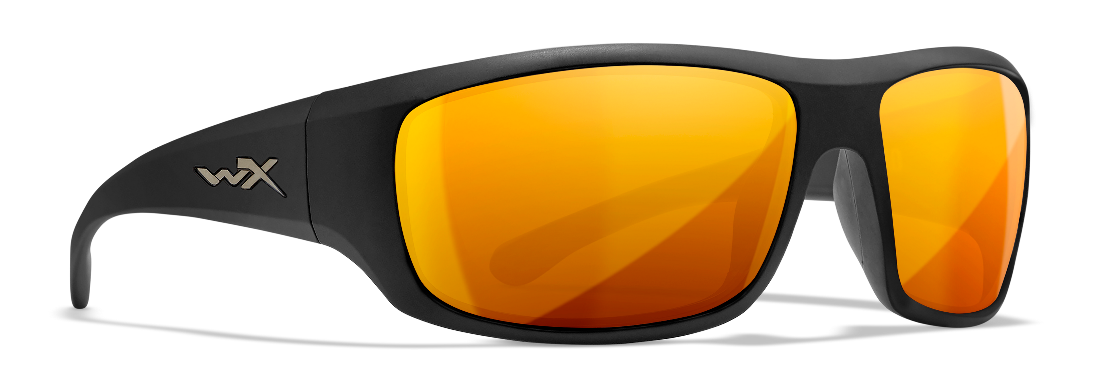 Wiley X WX OMEGA — Captivate Polarized - Bronze Mirror - Copper, Matte Black by Wiley X - Tactical Sunglasses