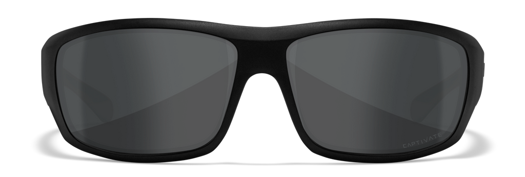 Wiley X WX OMEGA — Captivate Polarized -  Grey, Black Ops - Matte Black by Wiley X - Ballistic Eyewear
