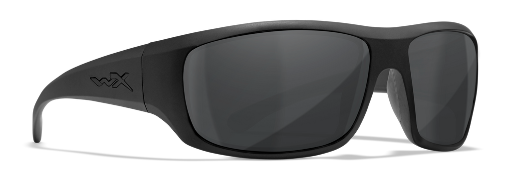 Wiley X WX OMEGA — Captivate Polarized -  Grey, Black Ops - Matte Black by Wiley X - Ballistic Eyewear
